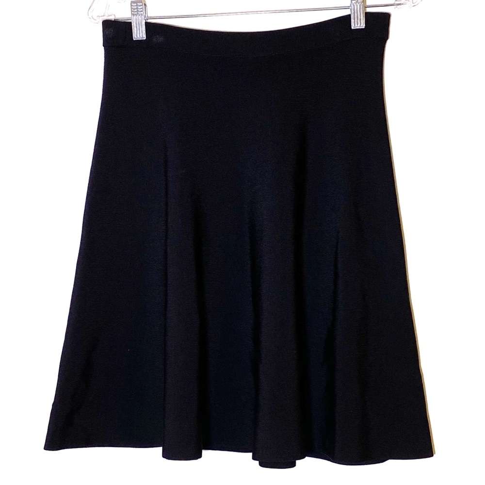 Philosophy Black Knitted Circle Skirt